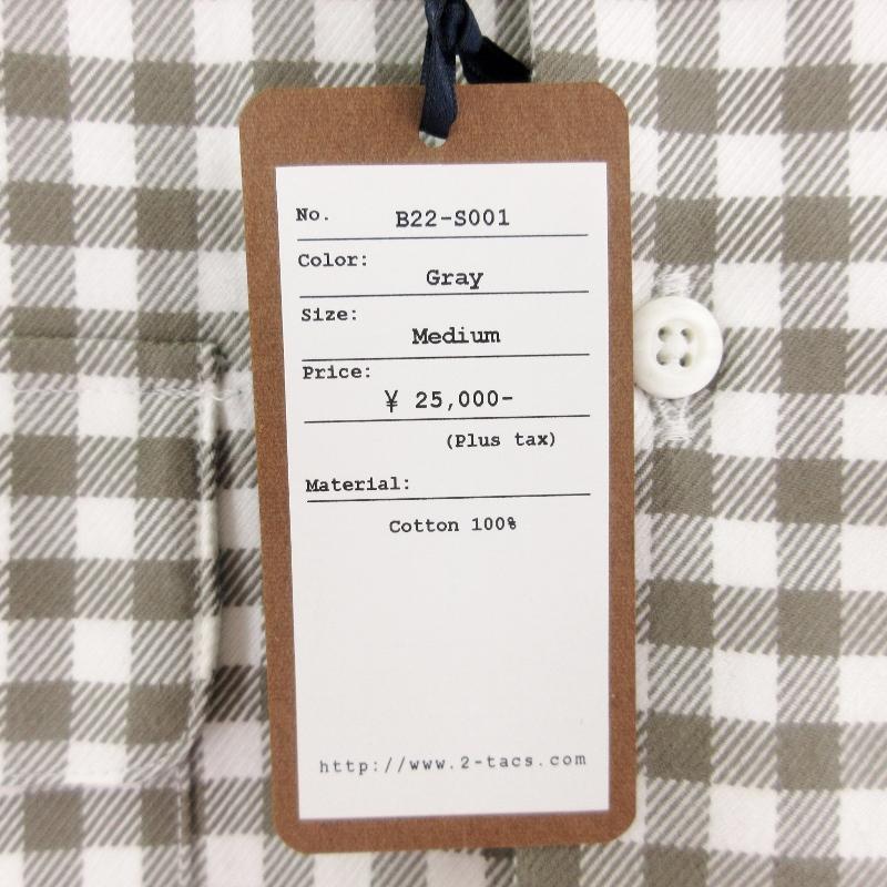 未使用 BROWN by 2-tacs ブラウンバイツータックス 長袖シャツ B22  