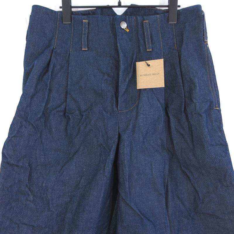 良品 NICHOLAS DALEY ニコラス デイリー デニムパンツ ワイドレッグ  