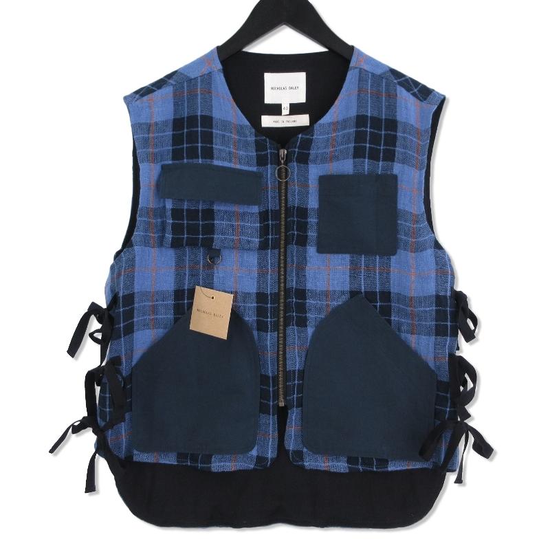 NICHOLAS DALEY ニコラスデイリー リネン ハンティングベスト