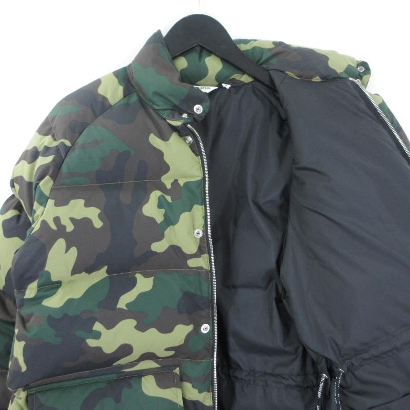 A BATHING APE アベイシングエイプ ダウンジャケット 迷彩 柄 緑 A BATHING APE アベイシングエイプ ダウンジャケット 迷彩 柄 緑