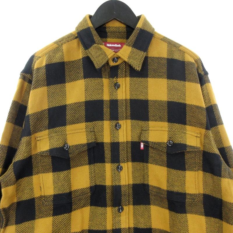 HIDE AND SEEK HIDEANDSEEK ハイドアンドシーク 長袖チェックシャツ  