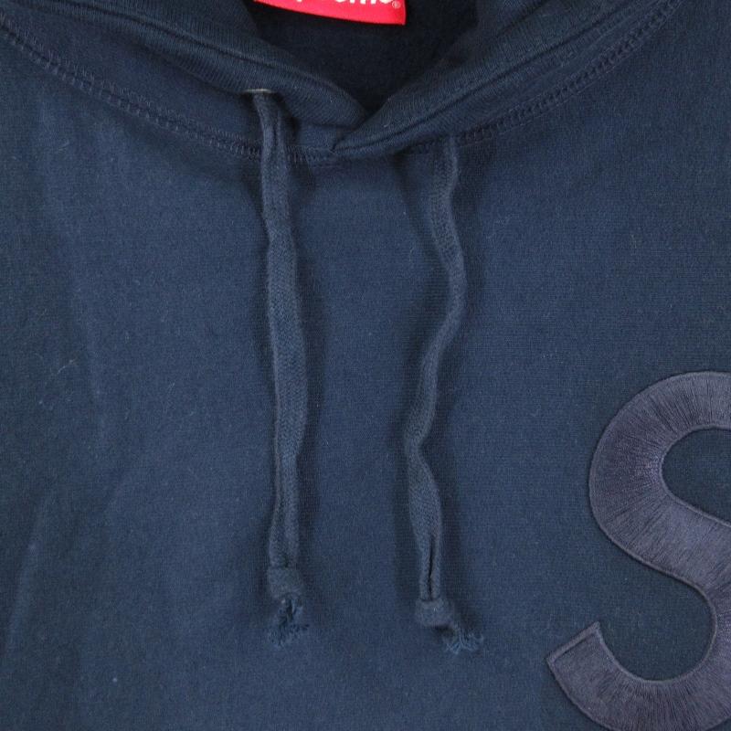 【人気デザイン】シュプリーム プルオーバーパーカー 刺繍Sロゴ ワンポイント 人気デザイン】シュプリーム プルオーバーパーカー 刺繍Sロゴ ワン