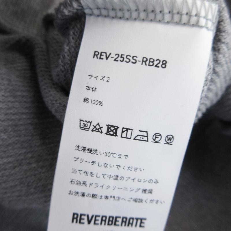 未使用 REVERBERATE リバーバレイト HALF ZIPP PIQUE REV-25SS-RB28