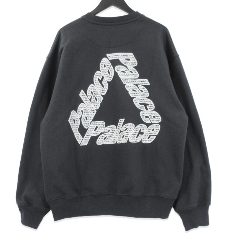 美品 PALACE パレス トレーナー P3 Chain Puff Crew P29CW006