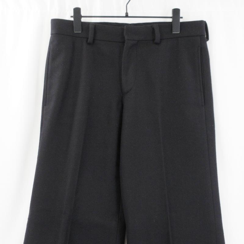 COMOLI コモリ ライトメルトン パイプドステムパンツ Y03-03016 日本製