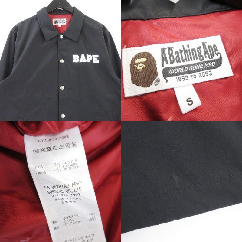 A BATHING APE（アベイシングエイプ） コーチジャケット 001LJL801008M