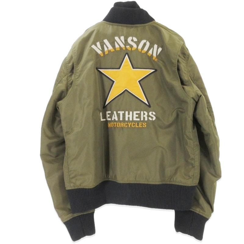 VANSON（バンソン） MA-1 フライトジャケット NVJK-2506 刺繍 ワッペン
