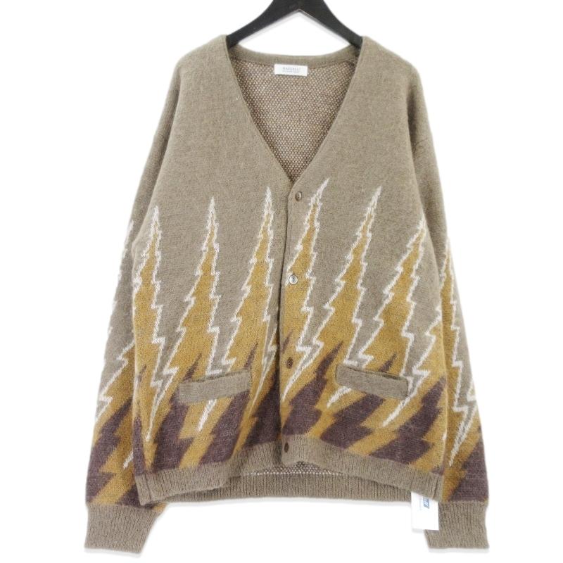 【美品】RADIALL 雷模様 カーディガン ニット RADIALL（ラディアル） 未使用 モヘヤ カーディガン RAD-22AW-KNIT001