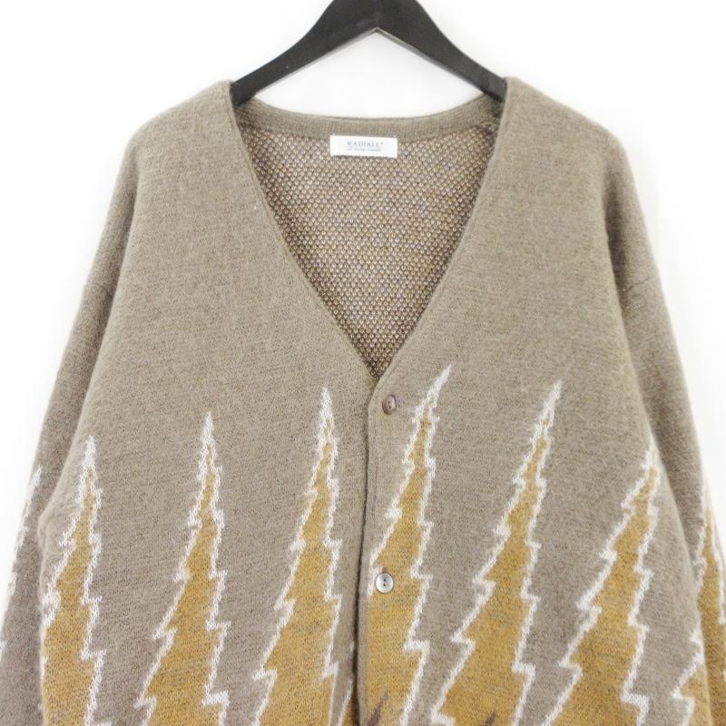 RADIALL（ラディアル） 未使用 モヘヤ カーディガン RAD-22AW-KNIT001