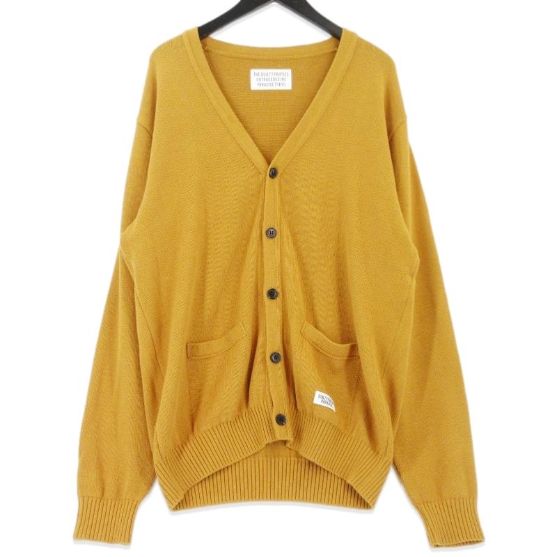 WACKO MARIA（ワコマリア） カーディガン シルク混 マスタード系 日本