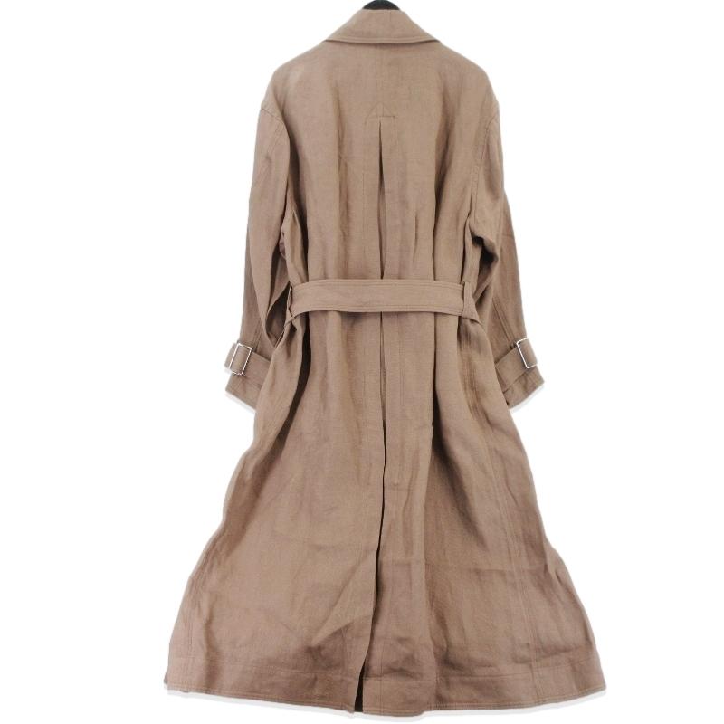 YOKE ヨーク Paper Kersey Double Breasted Overcoat YK21SS0185C ぺー