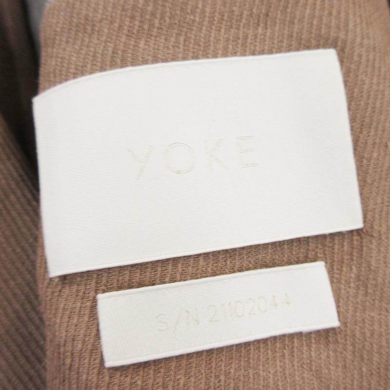 YOKE ヨーク Paper Kersey Double Breasted Overcoat