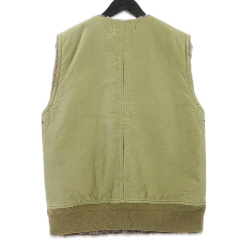 GERUGA ゲルガ ベスト GR-V-09 OUTER VEST ALPACA BOA モールスキン