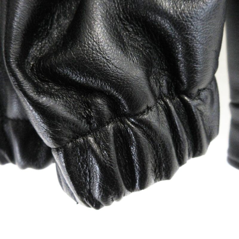 美品 ssstein シュタイン MOUTON COLLAR SHEEP LEATHER ZIP JACKET ST