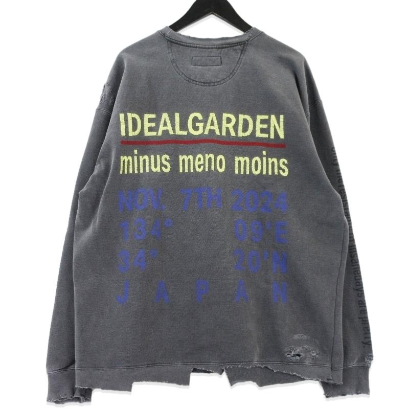 未使用 MINUS マイナス スウェット M-P2-BG8 Bootleg DIY Crew Sweat