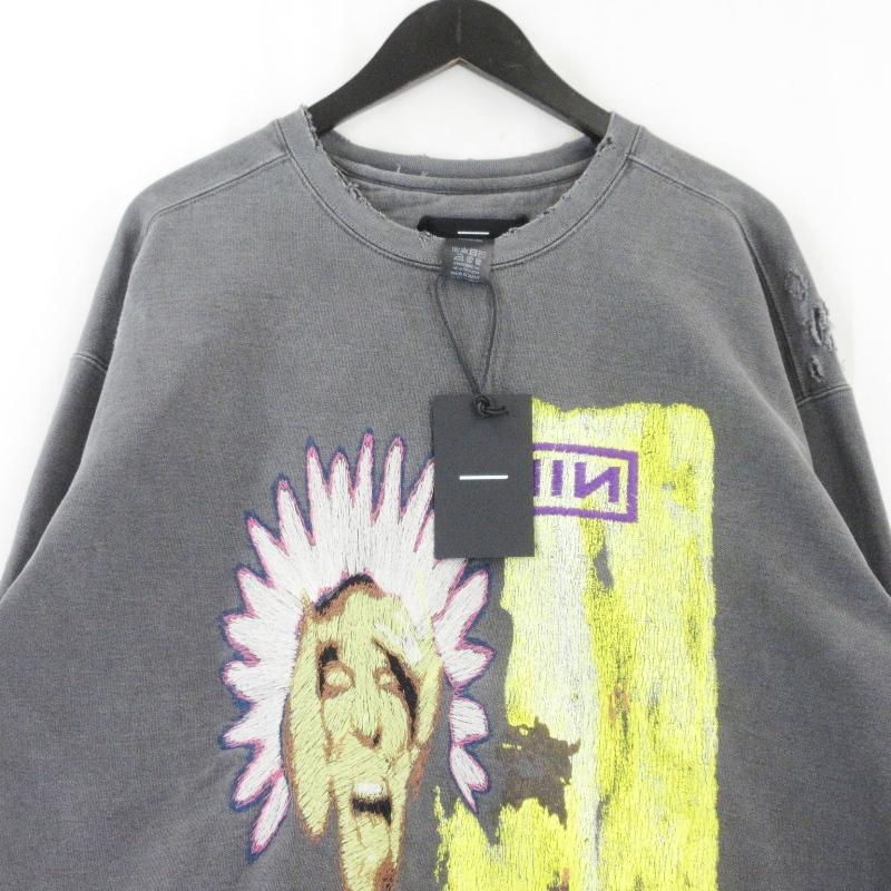 未使用 MINUS マイナス スウェット M-P2-BG8 Bootleg DIY Crew Sweat