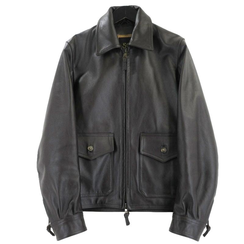 美品 CINQUANTA チンクワンタ フライトジャケット H-519 ホースハイド