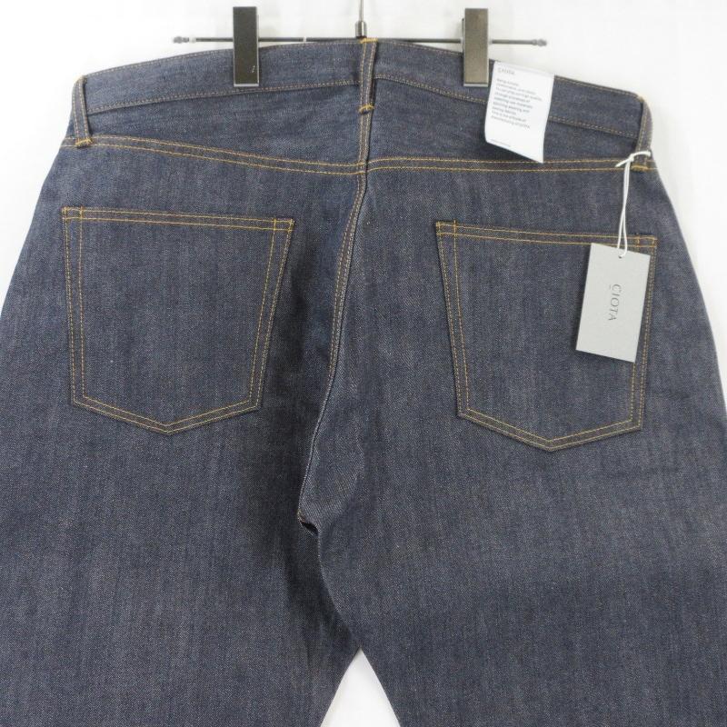 未使用 CIOTA シオタ デニムパンツ PTLM-21STB-RDD 12.5oz 反応染め 