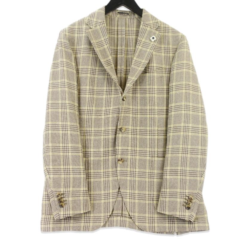 LARDINI ラルディーニ ホップサックソリッド3Bジャケット JK910 