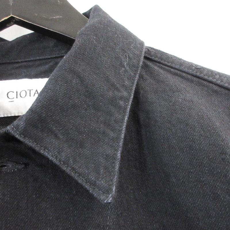 美品 CIOTA シオタ スビンコットンM41デニムカバーオール JKLM-136-BKW