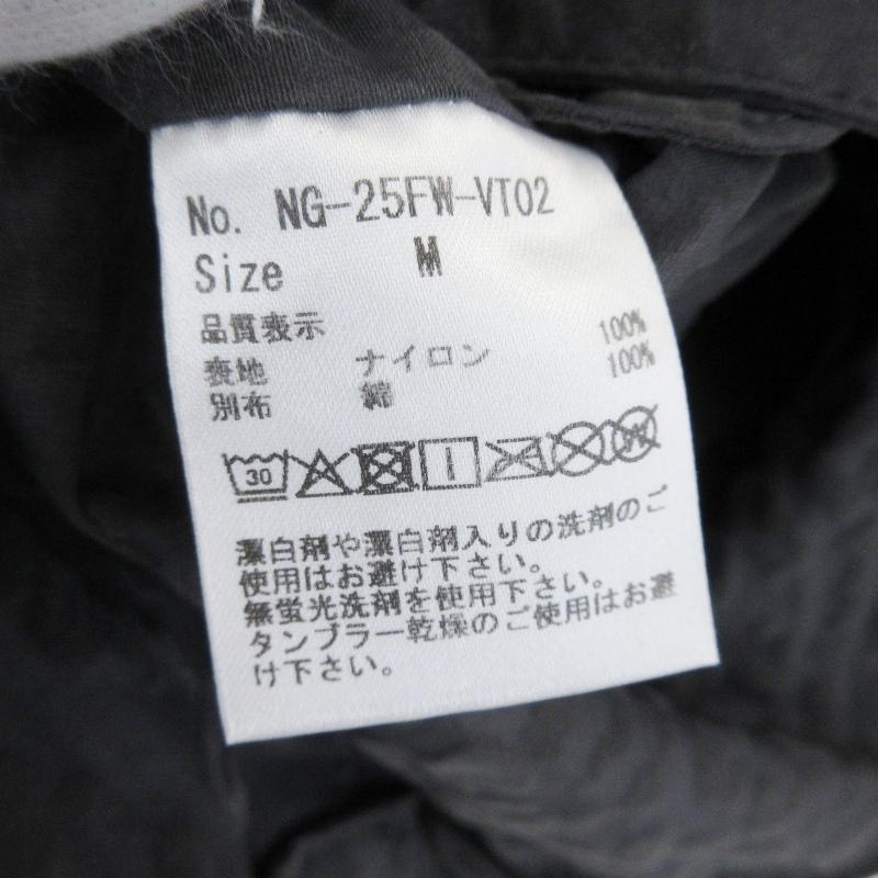 未使用 nagoune ナゴウネ Divock nylon Uneven vest NG-25FW-VT02