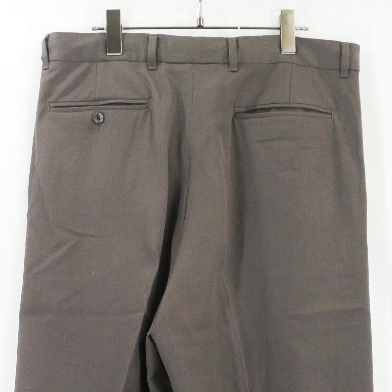 未使用 BISOWN ビソウン S120 WOOL GABA 1TUCK EASY SLACKS 25W-BIS