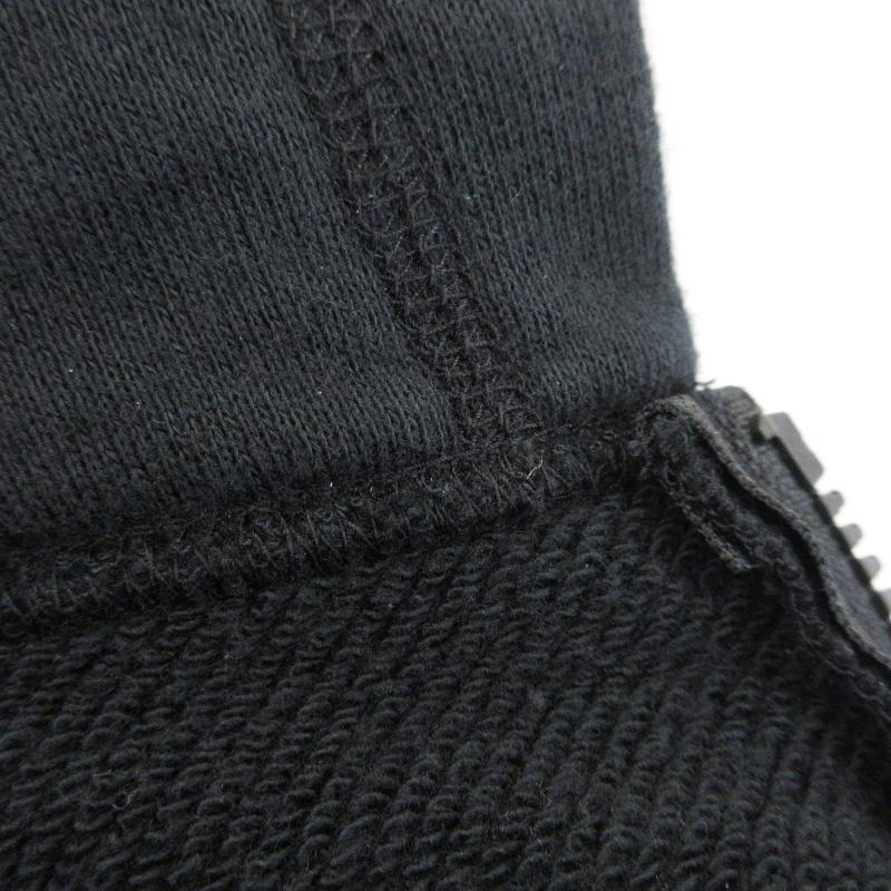 SEQUEL シークエル ジップフーディー SQ-24AW-CS-04 ZIP HOODIE ロゴプリント パーカー 日本製 ブラック 黒 XL 99000746_6