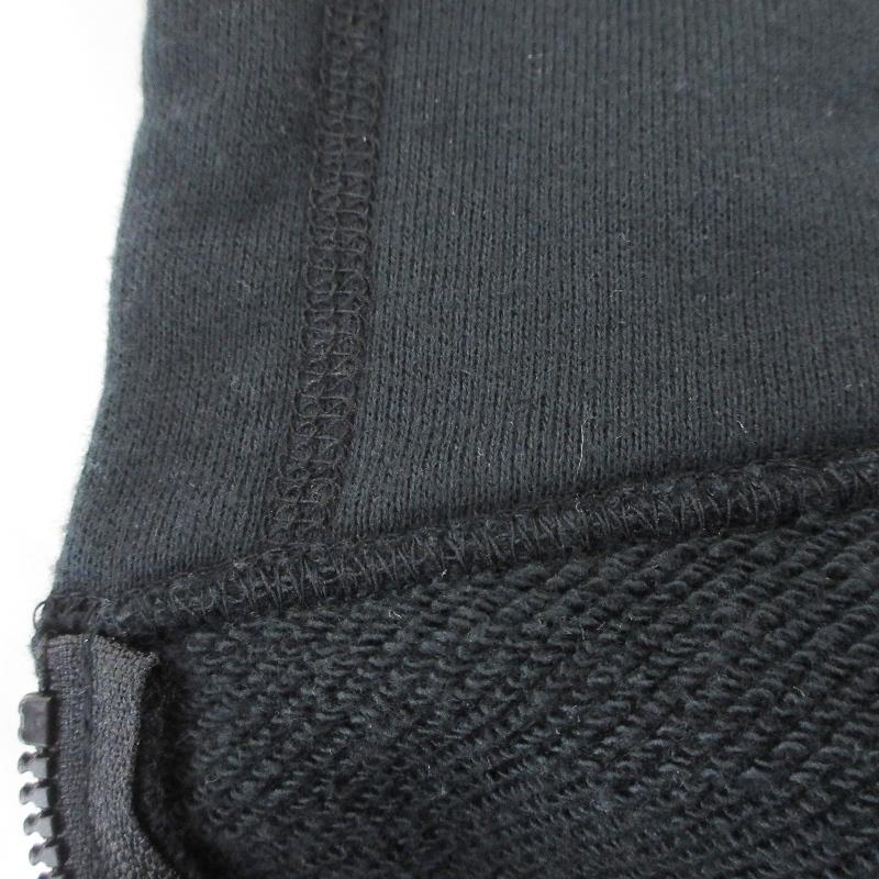 SEQUEL シークエル ジップフーディー SQ-24AW-CS-04 ZIP HOODIE ロゴプリント パーカー 日本製 ブラック 黒 XL 99000746_7