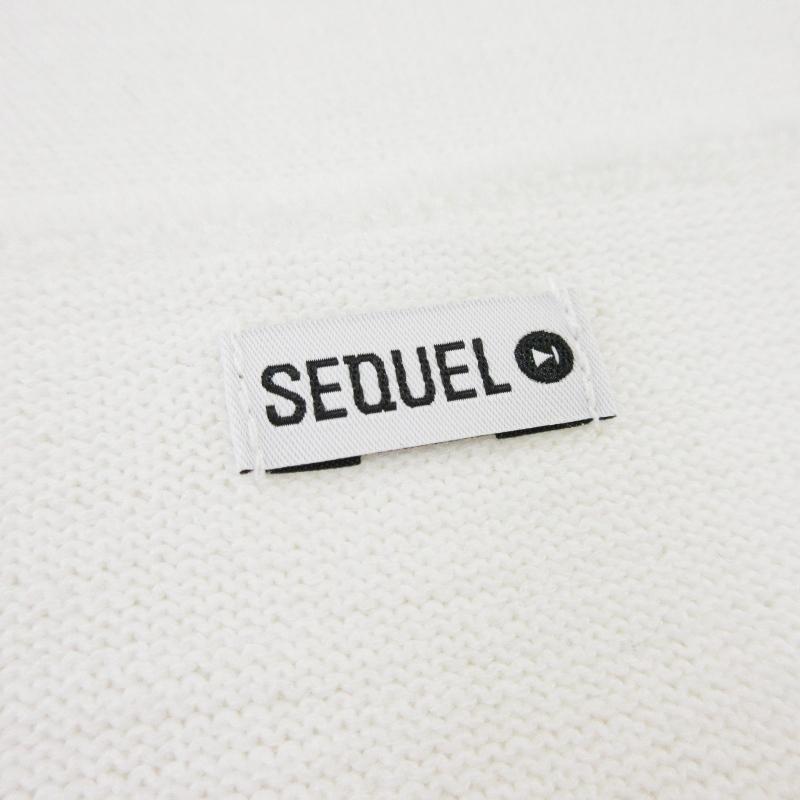 SEQUEL シークエル ニットカーディガン SQ-23AW-KN-05 ロゴ刺繍