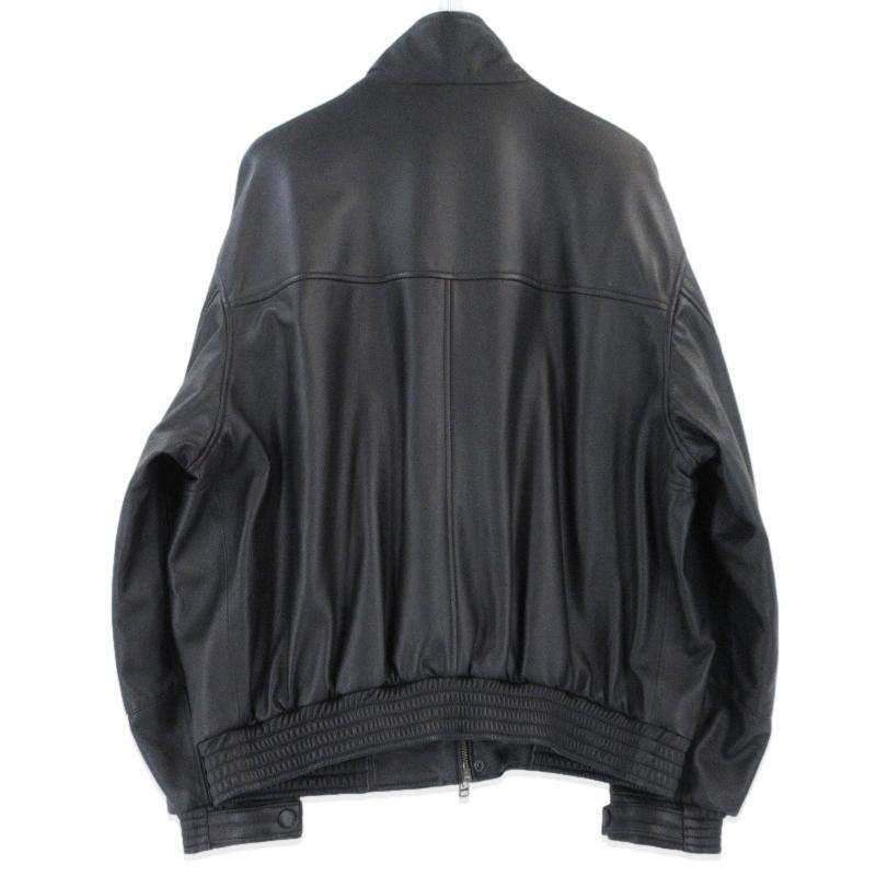 未使用 CCU シーシーユー BOMBER JACKET SH-45-C-SHEEP-5 ボンバージャケット シープレザー ブルゾン ブラック 黒 2  99000937 未使用 CCU シーシーユー BOMBER JACKET SH-45-C-SHEEP-5 ボンバー
