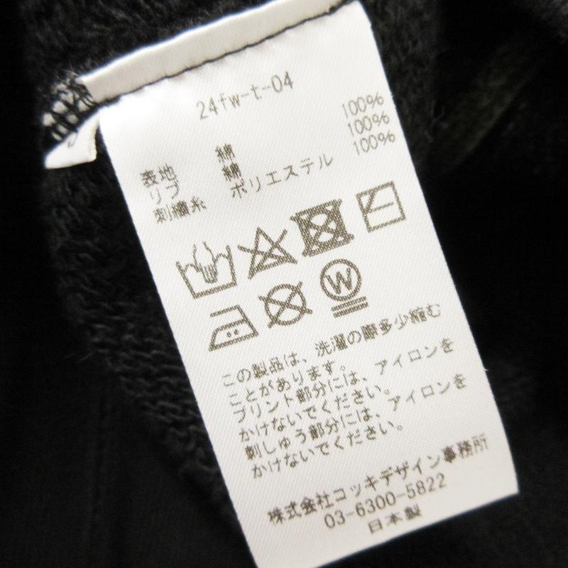 未使用 KHOKI コッキ Vintage finished sweatshirt 24fw-t-04