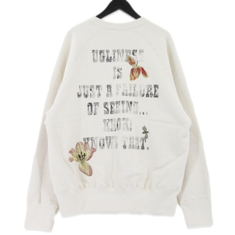 未使用 KHOKI コッキ Vintage finished sweatshirt 24fw-t-04