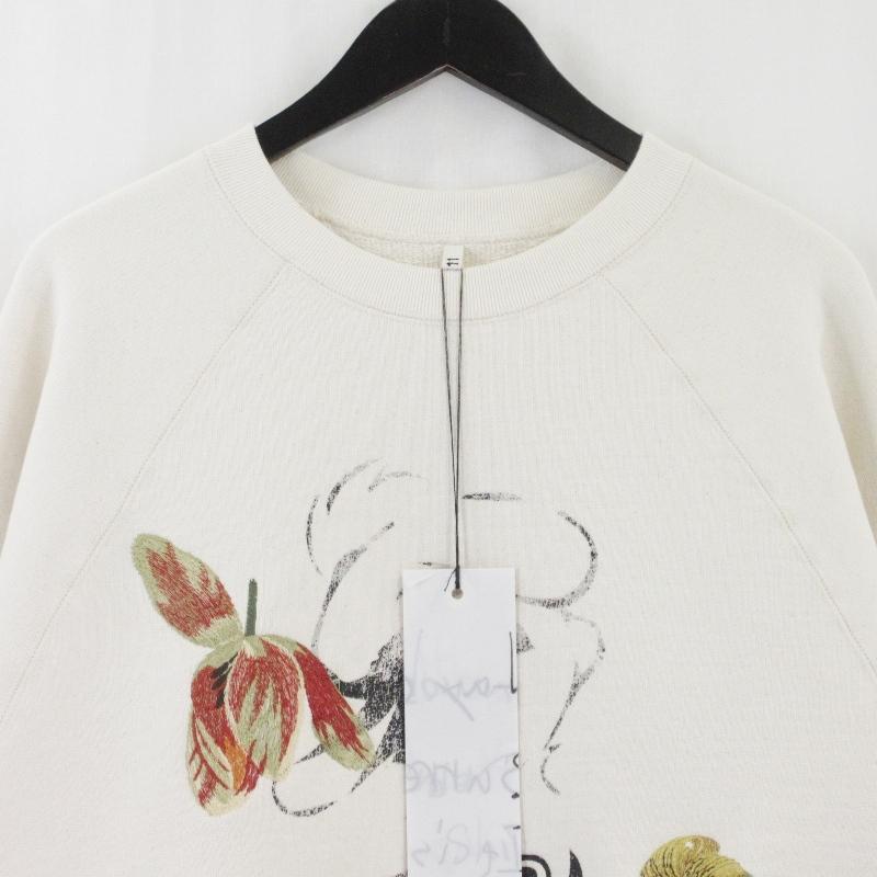 未使用 KHOKI コッキ Vintage finished sweatshirt 24fw-t-04