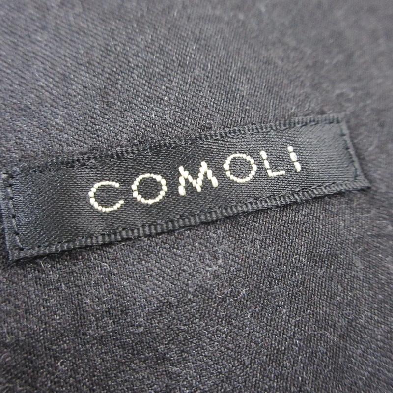 COMOLI（コモリ） ウールシルク 半袖オープンカラーシャツ X01-02019