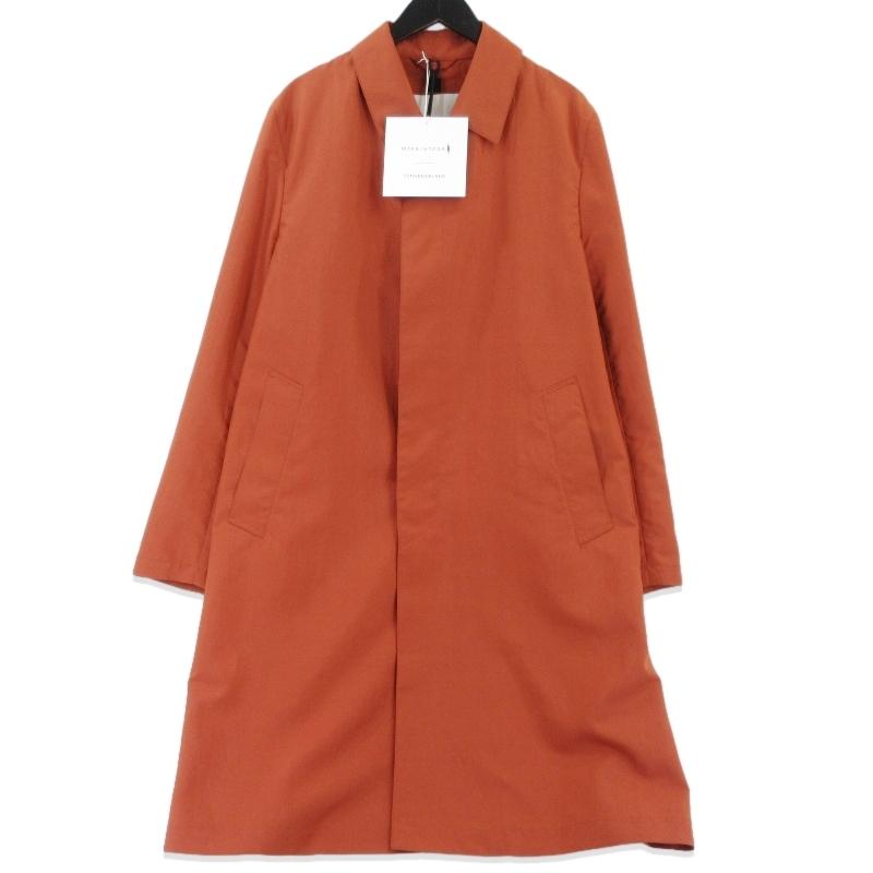 美品 MACKINTOSH × TOMORROWLAND マッキントッシュ ステンカラーコート 別注 DUNKELD パッカブル 61096109501 オレンジ 40  99001018 Mackintosh（マッキントッシュ） 美品 × TOMORROWLAND ステンカラー