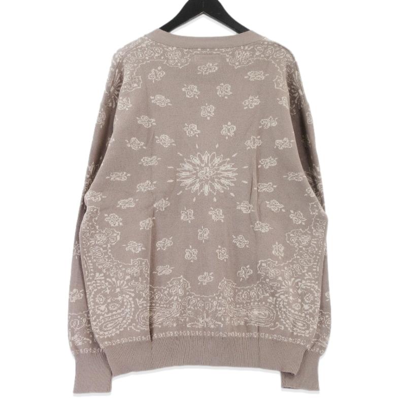 未使用 HIDE AND SEEK ハイドアンドシーク Bandana Cardigan HC-030426