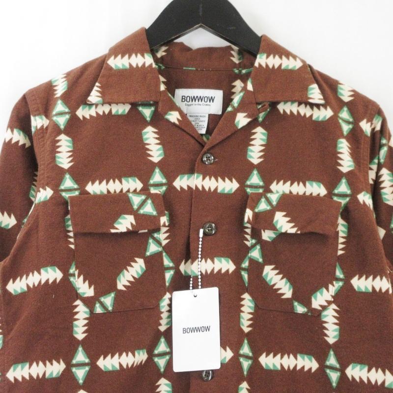 未使用 BOW WOW バウワウ NAVAJO PRINT FLANNEL SHIRT BW252-NPFS 長袖