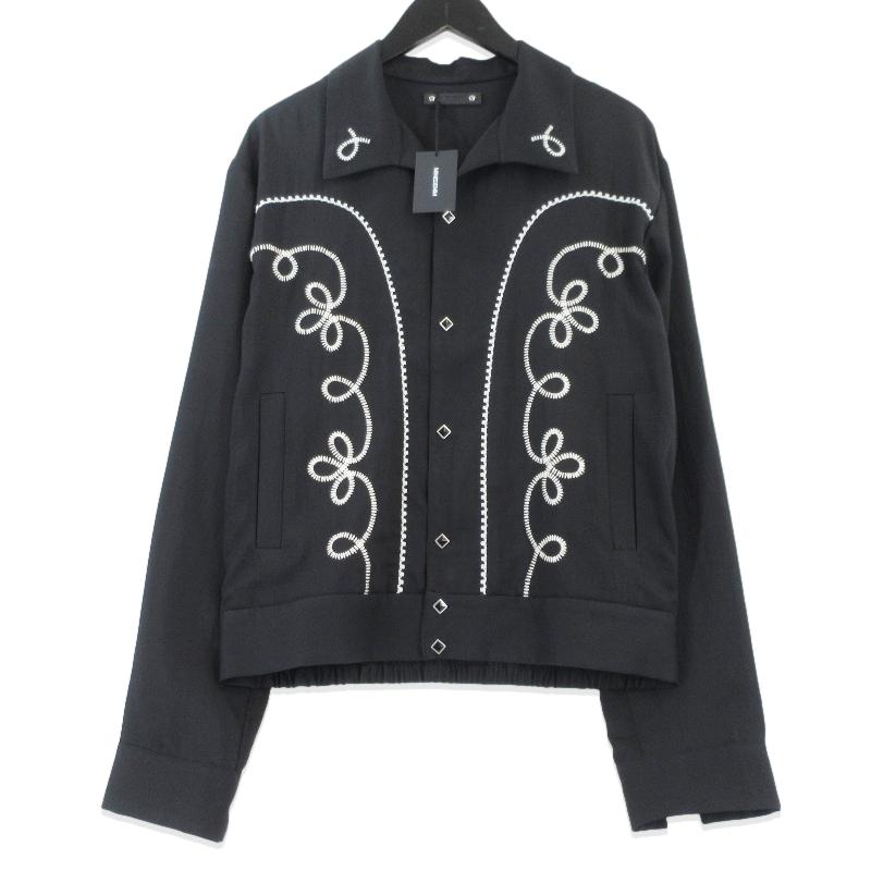 未使用 MINEDENIM マインデニム Arabesque Embroidery Western JKT 