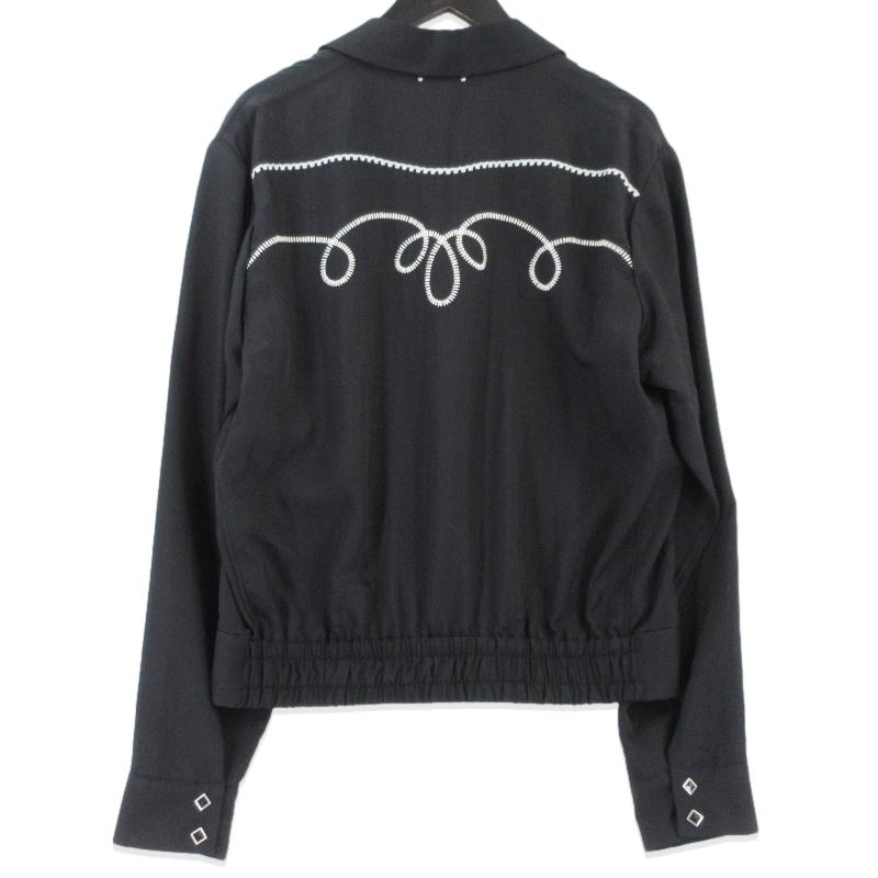 未使用 MINEDENIM マインデニム Arabesque Embroidery Western JKT 