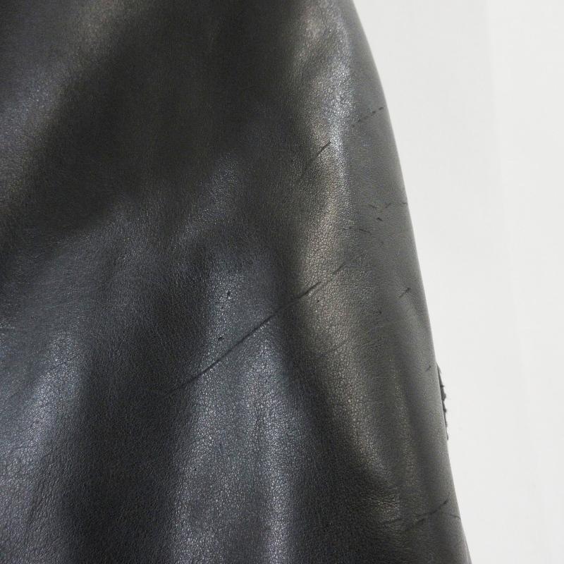 未使用 MASSES × Y's for men マシス LEATHER CAR COAT ML-C90-706