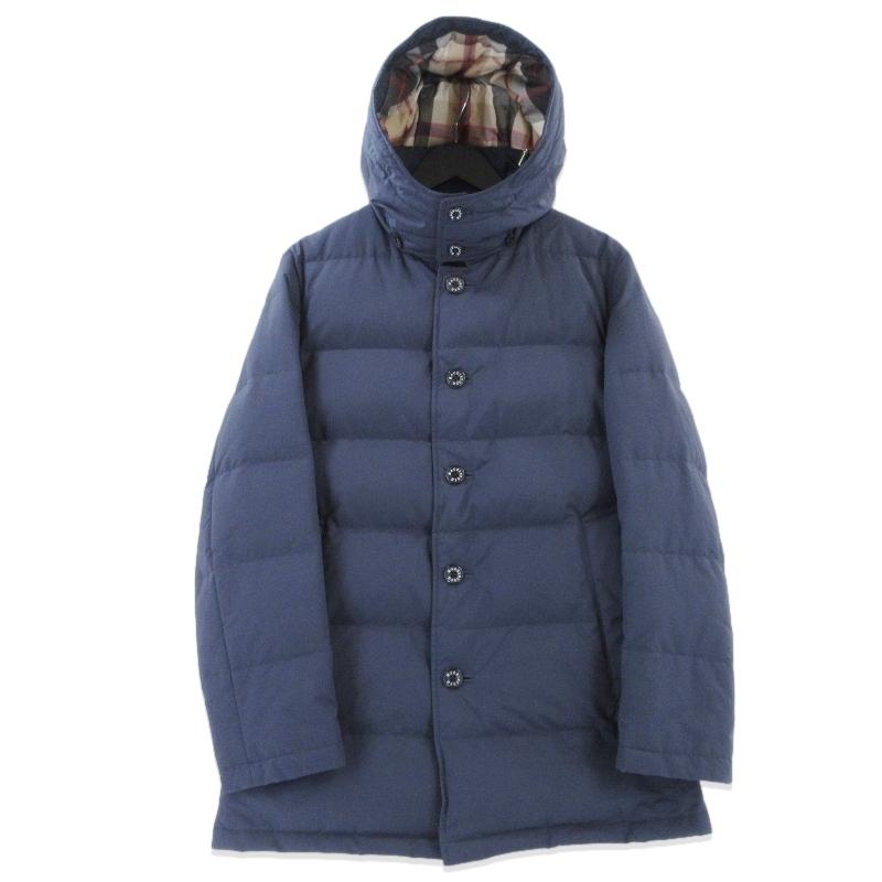 極美品 マッキントッシュ ロンドン ウール チェスターコート ネイビー