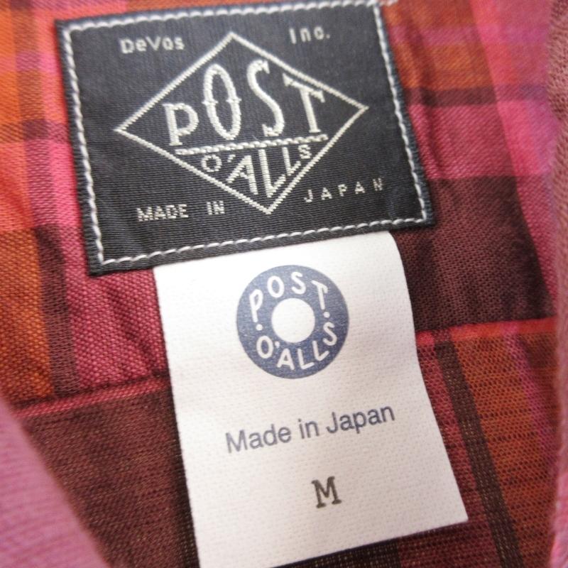 POST O'ALLS（ポストオーバーオールズ） 未使用 Original BL Shirt
