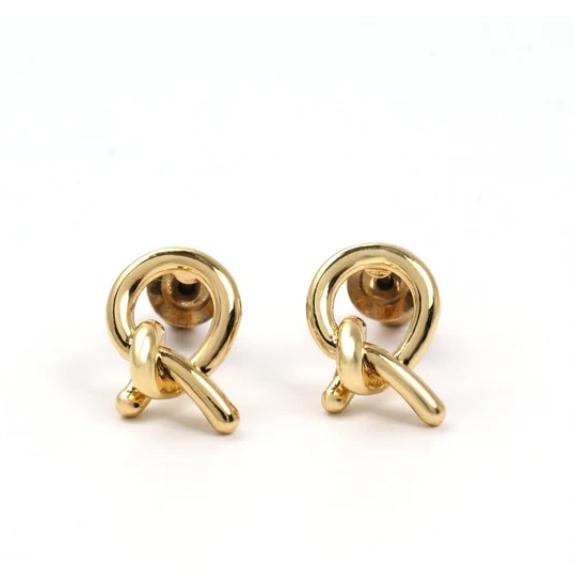 Nothing And Others ナッシングアンドアザーズ ノットデザインゴールドピアス スタッドピアス レディース 新品 14K Gold おしゃれ | Nothing And Others
