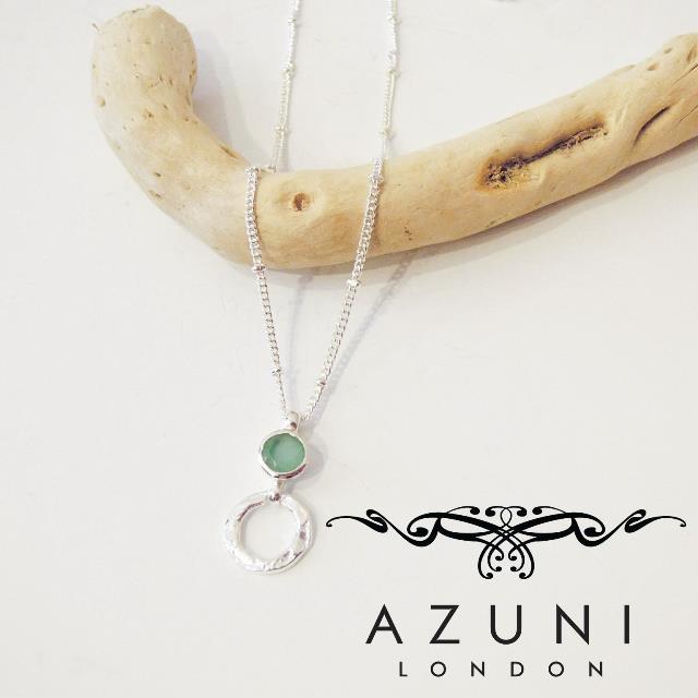 アズニ Azuni アクアカルセドニー付きネックレス レディース Azuni シルバー 天然石 ブランド 海外 インポート 通販 おしゃれ 女性 Azu131 セレクトショップ クラシカ 通販 Yahoo ショッピング