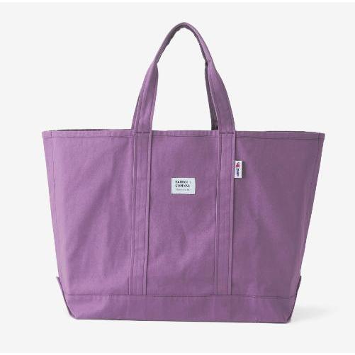 PARROTT CANVAS パロットキャンバス ラージトートバッグ グリーンビルライトトート 鞄 BAG L パープル 紫 兼用 新品 未使用｜classica｜07