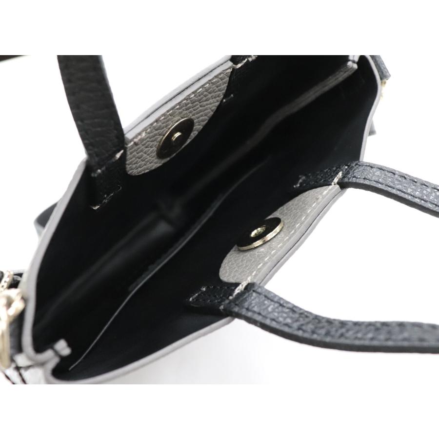 ANDREA CARDONE イタリア製レザーミニバッグ レディース ショルダーバッグ グレー 本革 ハンドバッグ bag スマホショルダー 新品 | andrea cardone | 03