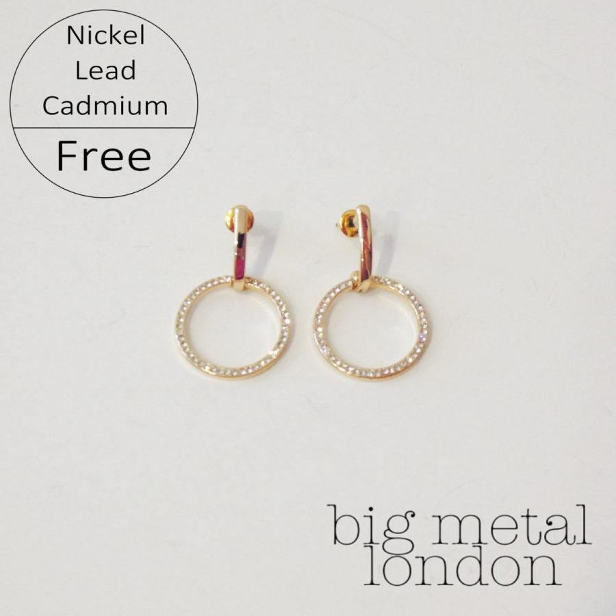 Big Metal London ラインストーン付きピアス レディース ゴールド スタッド 通販 おしゃれ アクセサリー プレゼント 贈り物 英国 Bm1616a セレクトショップ クラシカ 通販 Yahoo ショッピング