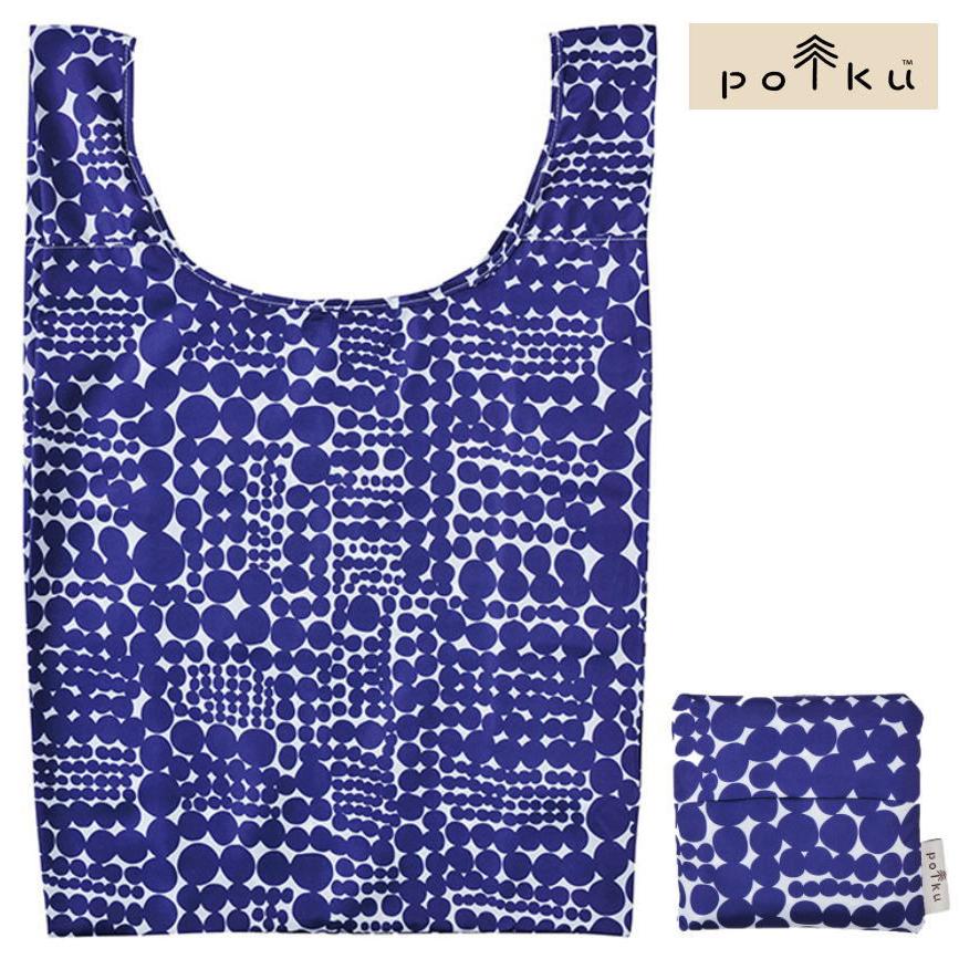 ドット柄エコバッグ Polku ポルク メンズ男性にも フィンランド ブランド 北欧 海外 Ecobag レジ袋型 折りたたみ 新品 未使用 おしゃれ Eb Po5 セレクトショップ クラシカ 通販 Yahoo ショッピング