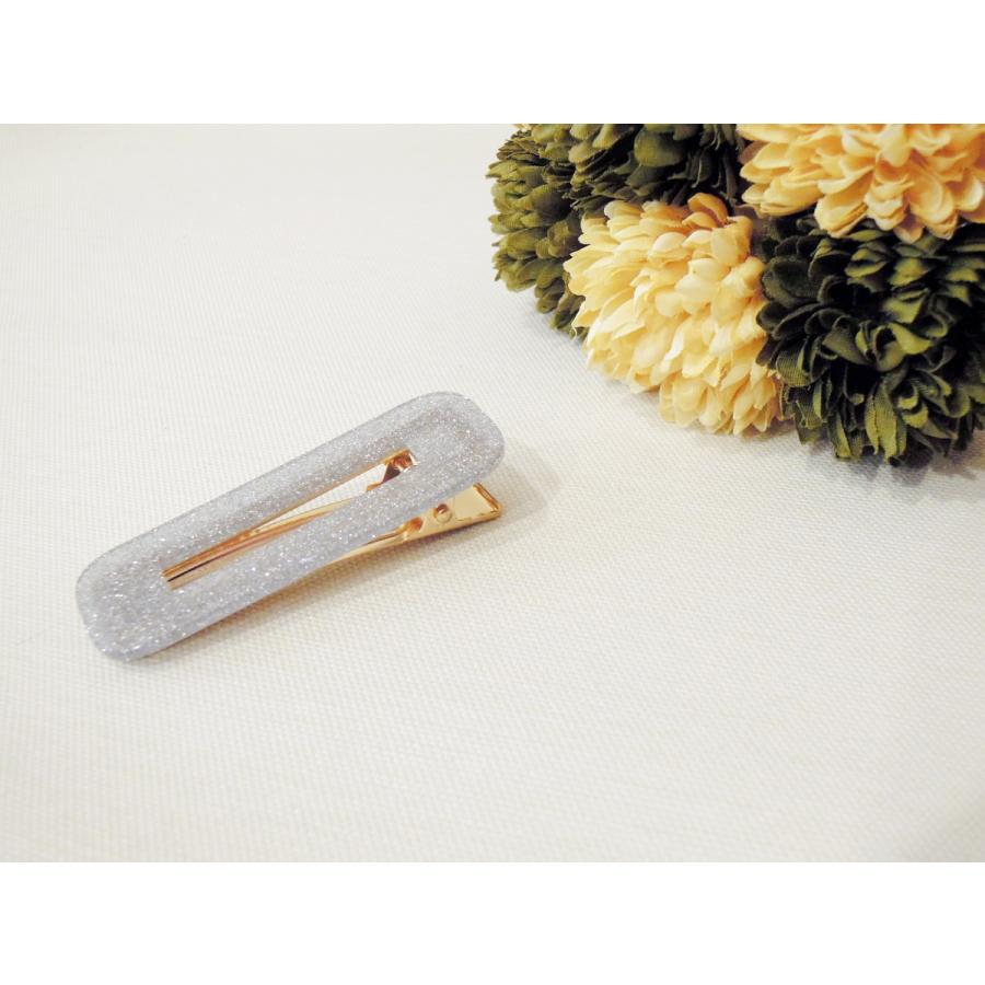 ラメクリアヘアクリップ レディース 新品 未使用 髪留め 前髪 サイド バレッタ ヘアピン グレー シルバー 通販 おしゃれ 大人用 Ha 45 セレクトショップ クラシカ 通販 Yahoo ショッピング