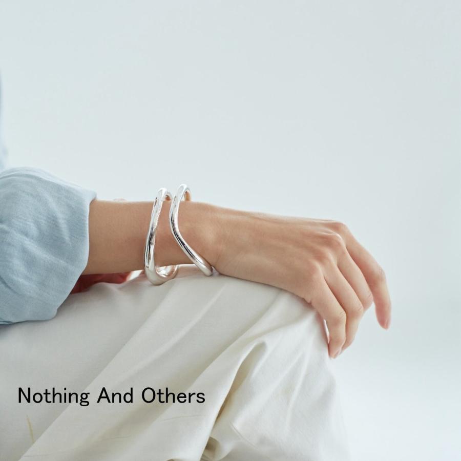 ナッシングアンドアザーズ　バングル　ダブルラインバングル　シルバー925 Nothing And Others ナッシングアンドアザーズ ダブルライン